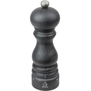 Peugeot Gewürzmühle Paris 3941700, Höhe 18 cm, Holz, graphit, Zirkonia-Mahlwerk, Salzmühle