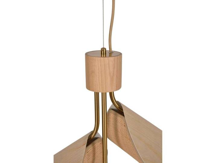 Lys Pendellampe S, 3-flg, hellbraun, Rafia/Holz - Forestier - Wohnzimmer - Design - Sonstige - Mehrflammig