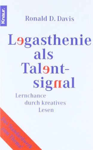 Davis, Ronald D. - Legasthenie als Talentsignal: Lernchance durch kreatives Lesen - Preis vom 30.09.2026 09:01:18 h