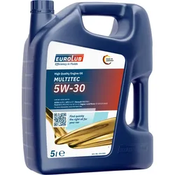 5W-30 Eurolub Multitec Motoröl 5 Liter