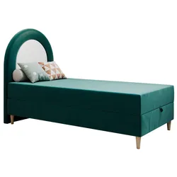 BOXBETT NEST 90/180 Dunkelgrün Velvet - H3