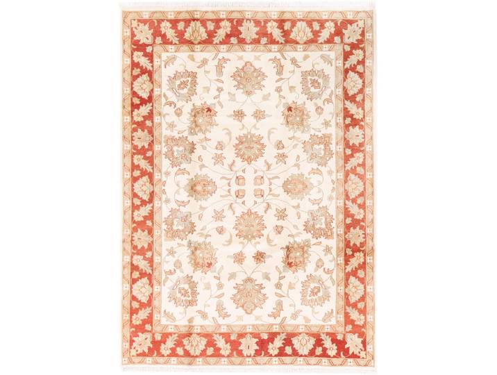 India Teppich 251x344 Handgeknüpft Orientteppich Wolle