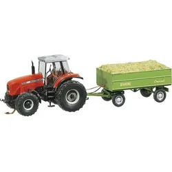 FALLER 161536 H0 MF Traktor mit Anhänger (WIKING), Ep. V