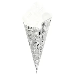 MONOUSO - Spitztüten Pergament Fettabweisend 34cm 400g (1.000 Stück)