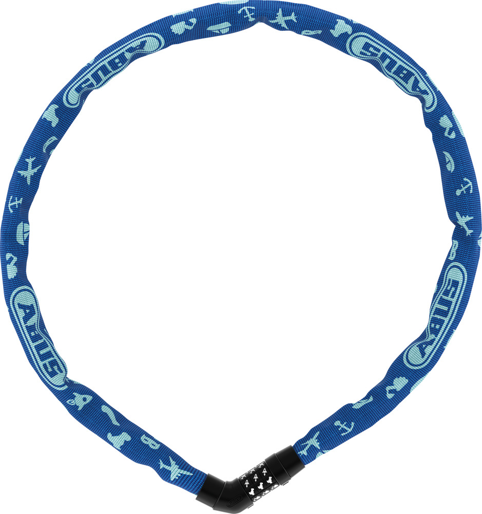 ABUS Kettenschloss Steel-O-Chain 4804C/75 blue SYMBOLS 10086809-01