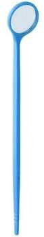 Uplift Picks Precision View Stainless Steel Dental Mirror Oral Inspection And Lash Extension Mirror blue Plastic