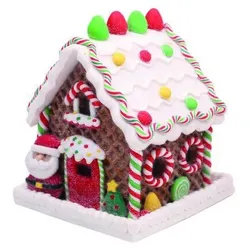 Deko Lebkuchenhaus 14cm Variante 1
