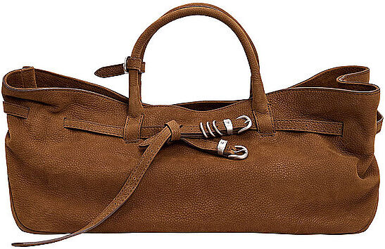MARGESHERWOOD Ledertasche - Baguette Bag GRANDMA USED BAG braun EG