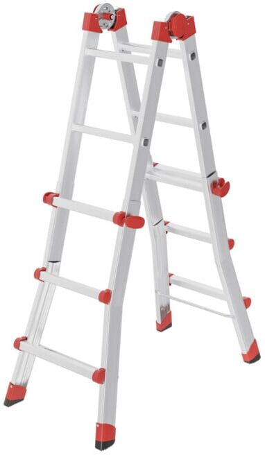 Hailo M80, échelle multifonctions en aluminium, 4x3 barreaux (7512007)