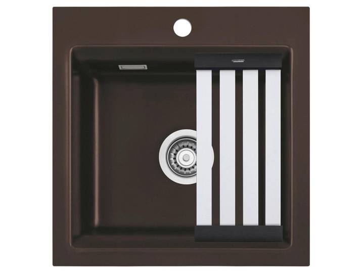 Systemceram Spüle Kara 51, Braun, Keramik, 51x20x51 cm, Küchen, Küchenausstattung, Küchenspülen, Keramikspüle