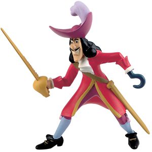 Bullyland Spielfigur Disney Peter Pan, ab 3 Jahre, Kapitän Hook, 8,6 x 9,4 cm
