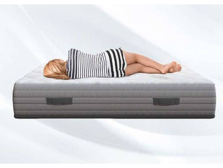 Matelas 180x200 cm DRY&SOFT Epaisseur 25 cm ergonomique en mousse Mémoire viscoelastique.