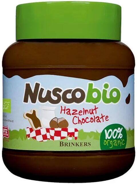Nuscobio Creme de Chocolate e Avelãs Bio 400g