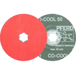 PFERD TOOLS COMBICLICK Keramikkorn Fiberscheibe für Edelstahl - 64193005
