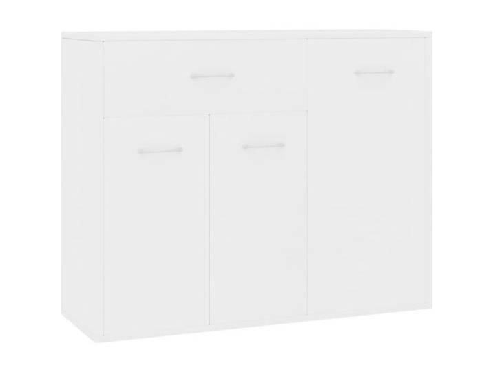 Bonne qualité - Buffet Commode Meuble de rangement - Bahut bas Blanc 88x30x70 cm Aggloméré @2319 :