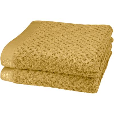 Handtücher ROSS "Harmony", gelb (senf), B:50cm L:100cm, Frottier, Baumwolle, Handtücher, 100 % Baumwolle, Hoch Tief Struktur, viele Farben