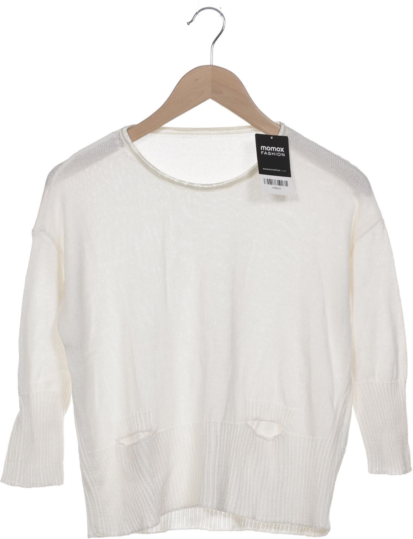 Transit PAR Such Damen Pullover, Weiß, Gr. M, Baumwolle - Second Hand
