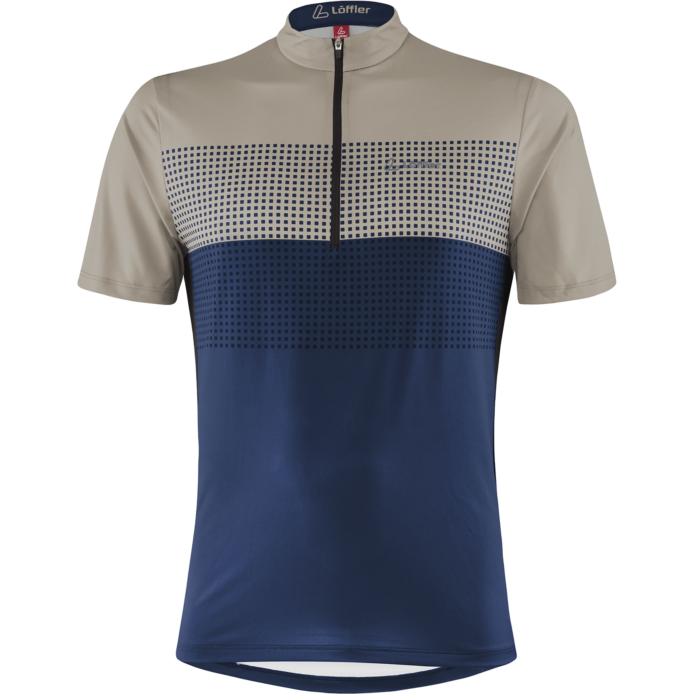 Löffler Sparta Half Zip Trikot Herren Radtrikots blau Größe M Rennrad | Gravel Elastisch