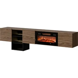 TV-LOWBOARD Teo mit Kamin