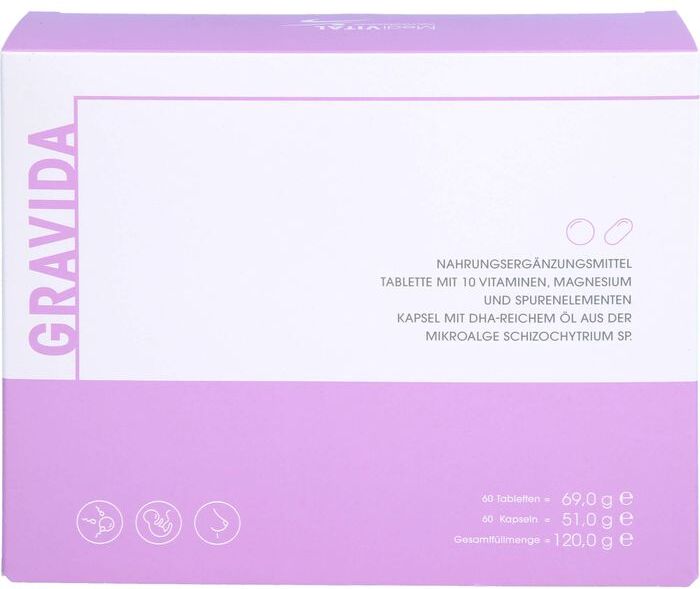 MediVital Concept GmbH GRAVIDA 60 Tabletten+60 Kapseln 1 P (105,6 g)