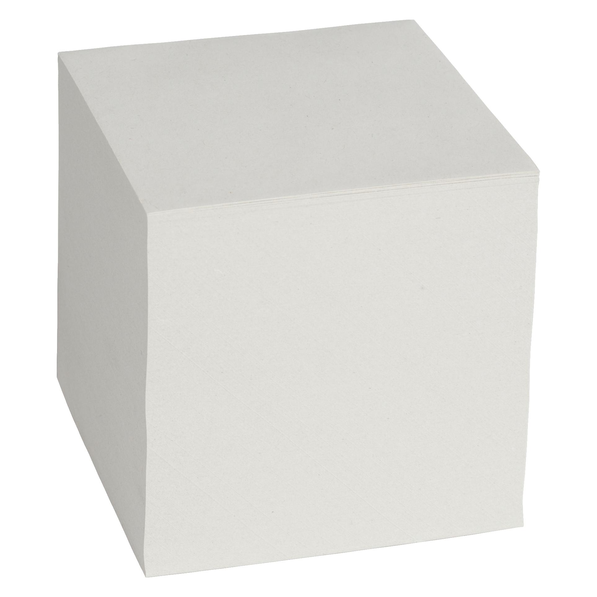 Brunnen Recycling Notizwürfel grau 8,5 x 8,5 cm, ca. 650 Blatt, 1 Pack (85 x 85 mm) (8655630)