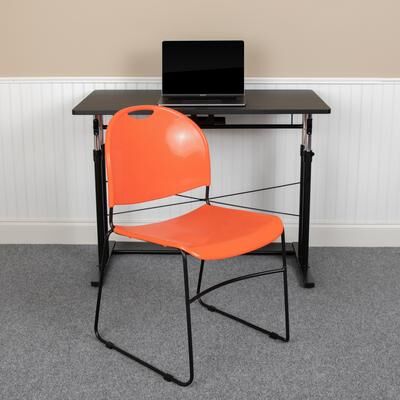 Flash Furniture Ultra-compact High-capacity Stacking Metal Chairs (Set of 5)