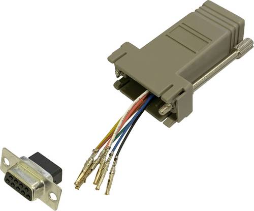 BKL Electronic 10121106 Adapter D-SUB-Buchse 9pol. - RJ45-Buchse Single