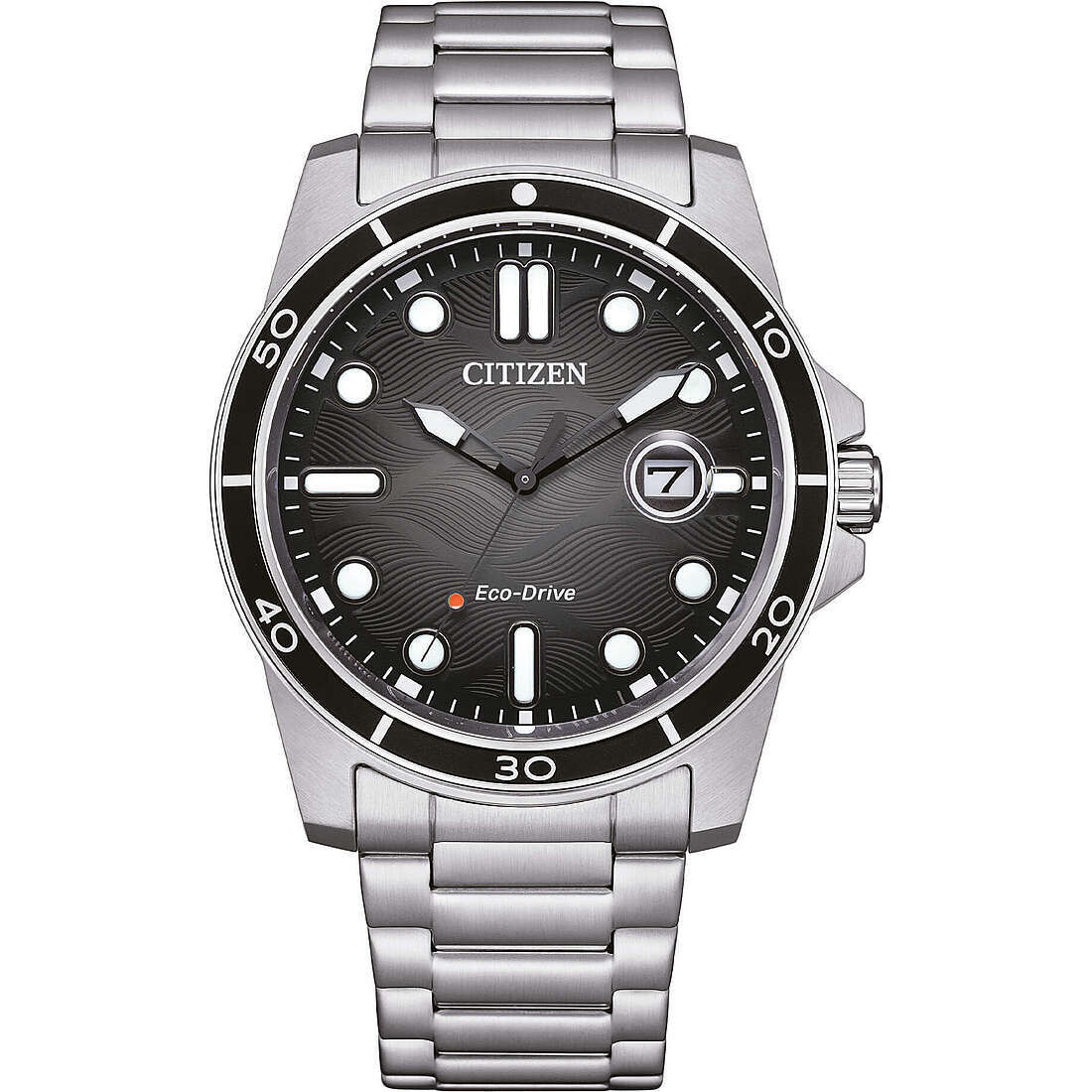 Citizen Nur Zeit herenhorloge Zilveren collectie
