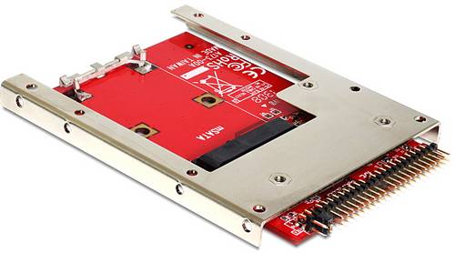 Delock 62495 Schnittstellen-Konverter [1x IDE-Stecker 44pol. - 1x mSATA]