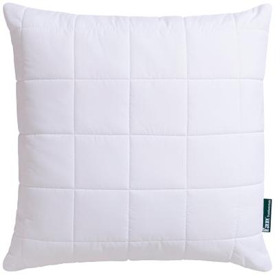 Microfaserkissen FAN "Stützendes Kopfkissen Komfort Plus XXL-Warm, in 40x80 oder 80x80 cm", weiß, B:80cm L:80cm, Bezug: 100% Polyester. Füllung: 100% Polyester, Kopfkissen, flauschig, kuscheliges Kopfkissen