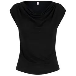 Blutsgeschwister Sommer Top Wishful Summer Waterfall - soot black L