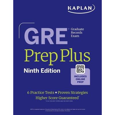 GRE Prep Plus, Ninth Edition (2026): Includes 6 Practice Tests, 1500+ Practice Questions + Online Access to a 500+ Question Bank, Video Tutorials, and