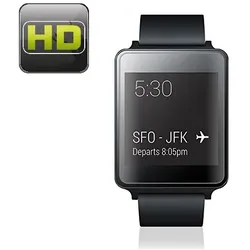 4x Displayfolie für LG G Watch SmartWatch Displayschutzfolie HD ULTRA KLAR