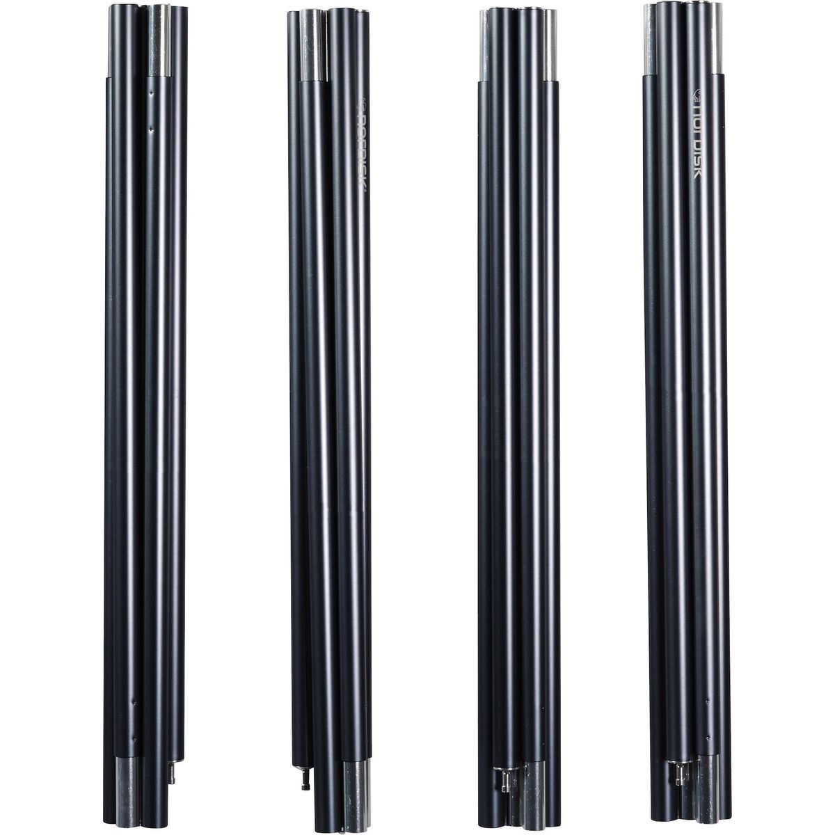 Nordisk Midgard 9.2/20 Large Entrance Spare Pole Set (2 Pcs) Alu neutral 107277