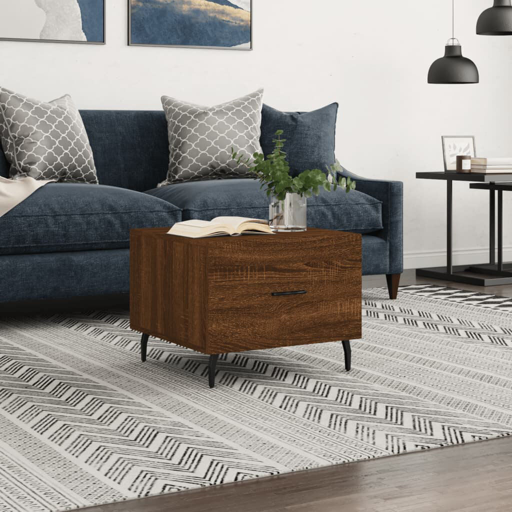 Metro Azaela Coffee Table with Storage Brown Oak