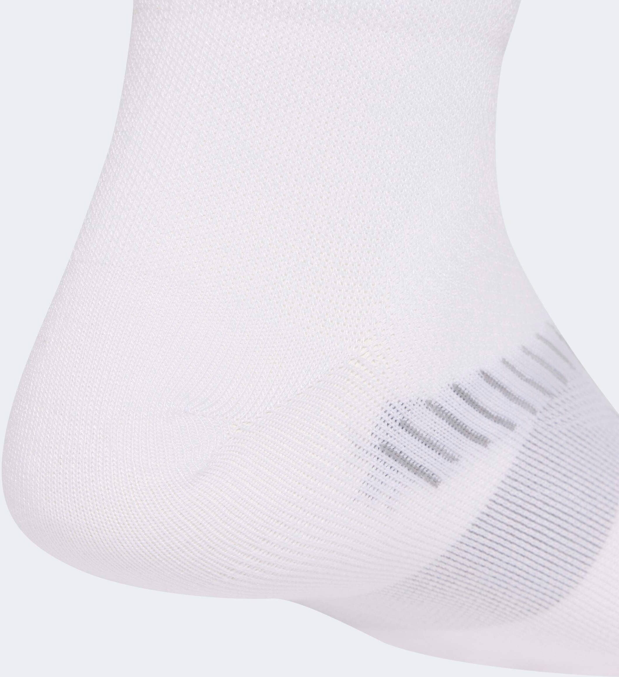 Funktionssocken ADIDAS PERFORMANCE "RUNNING LIGHT ANKLE", Gr. M (40/42), Sockengrösse, weiss (weiß, grau three), Obermaterial: 100% Polyamid, Socken Funktionssocken, mit climacool Technologie weiß, grau three M (40/42), Sockengrösse