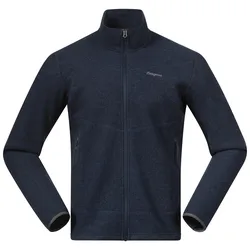 Bergans Herren Rabot Merino Fleecejacke - L - Navy