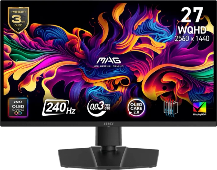 26,5" MSI MAG 273QP QD-OLED X24