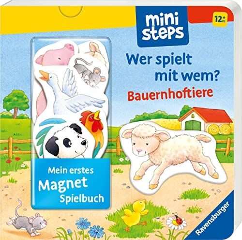 Sandra Grimm - ministeps: Mein erstes Magnetbuch: Wer spielt mit wem? Bauernhoftiere (ministeps Bücher) - Preis vom 09.10.2026 07:28:09 h