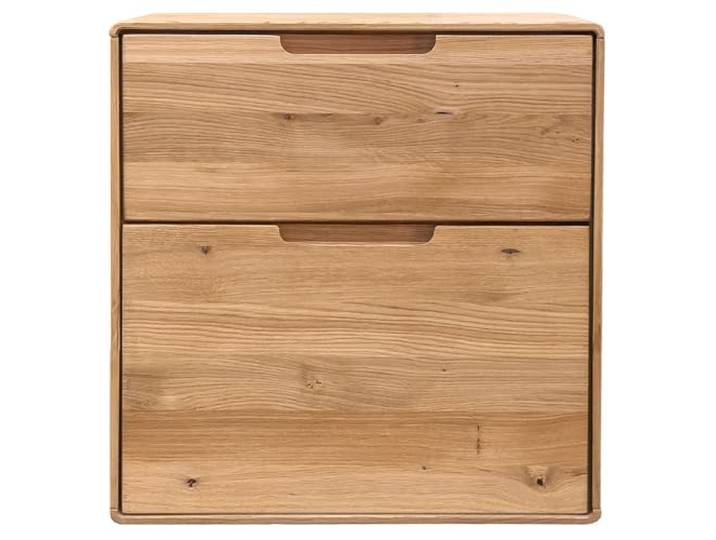 Lomadox Kommode Massivholz geölt 51 cm breit Wohnzimmerschrank Wohnzimmermöbel aus Massiver Wildeiche