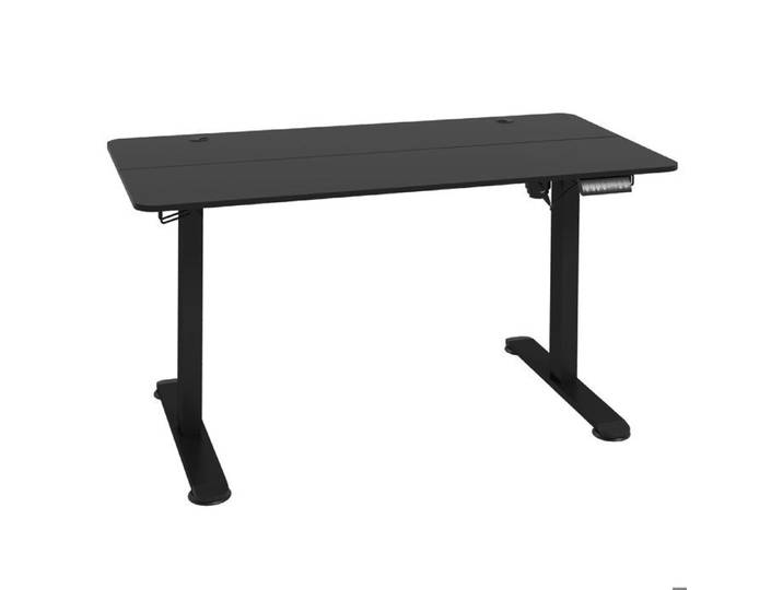 Bureau debout-assis électrique - 140x70 cm - Hauteur ajustable 72-116 cm - Noir - Anti-collision