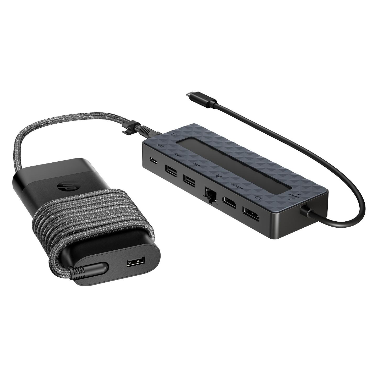 HP Universelles USB-C-Hub- und Laptop-Ladegerät (USB-C) (9H0H9AA)