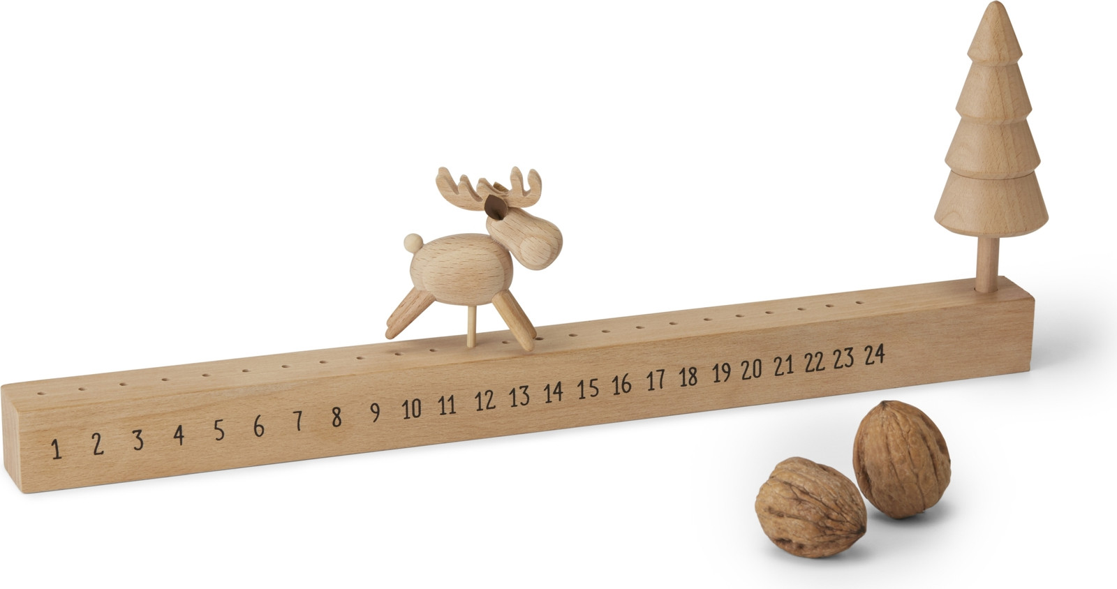 Philippi Elmar Adventskalender van beukenhout voor volwassenen