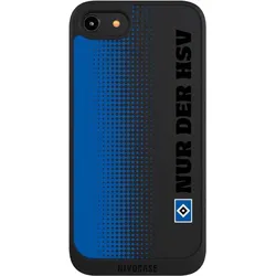 Nivocase Handyhülle für Apple iPhone 7 Hülle NIVOpure Case Schwarz HSV Logo transparent (Apple iPhone 7), Smartphone Hülle, Schwarz, Transparent