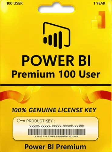 Microsoft Power BI Premium 1 Year 100 Users Key GLOBAL