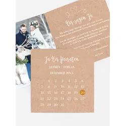 Hochzeitseinladung selbst gestalten mit Spruch und Fotos im Onlinedesigner bei Meine-Kartenmanufaktur.de