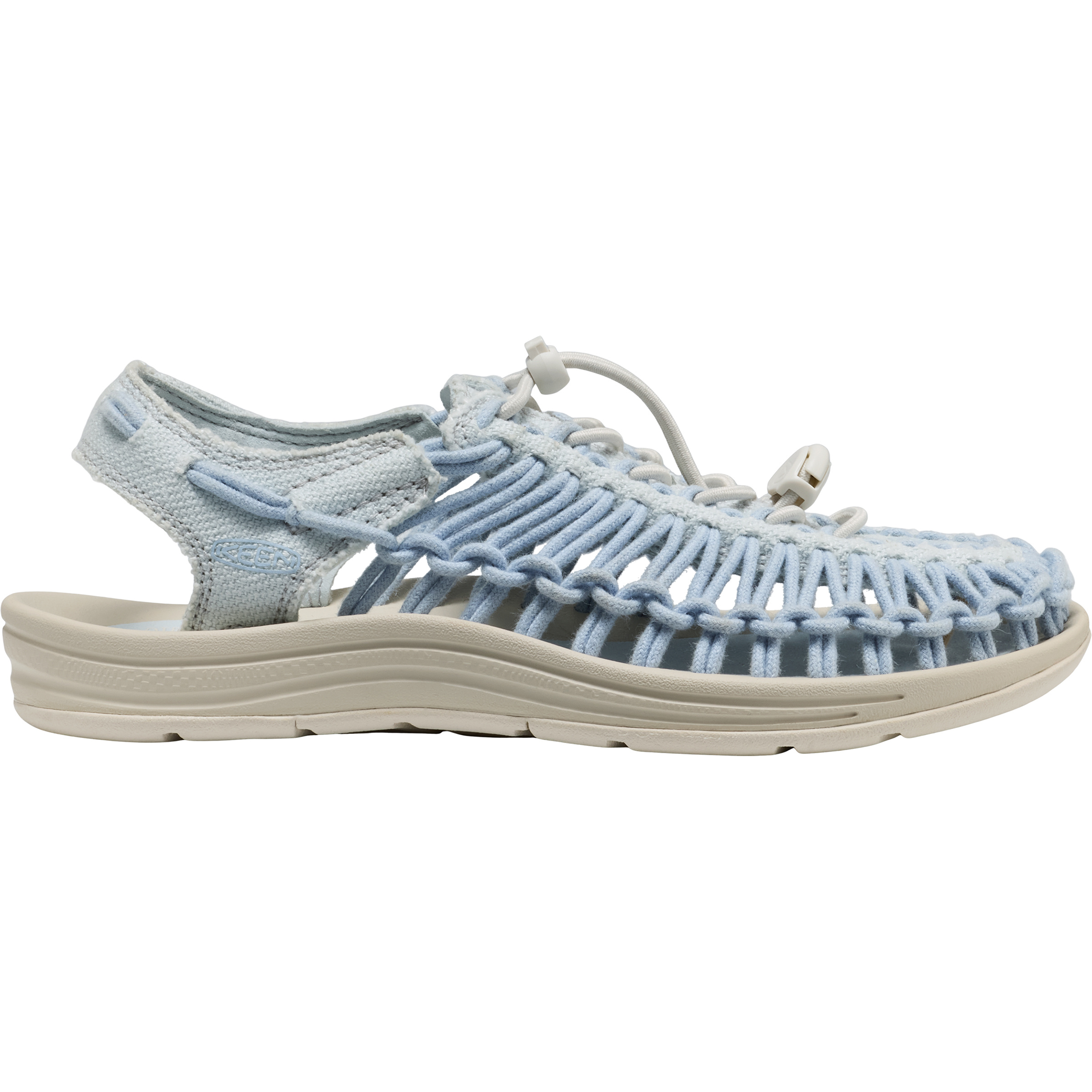 Keen Uneek Canvas Sandale Damen Sandalen weiss Größe 39 Lifestyle Hautfreundlich