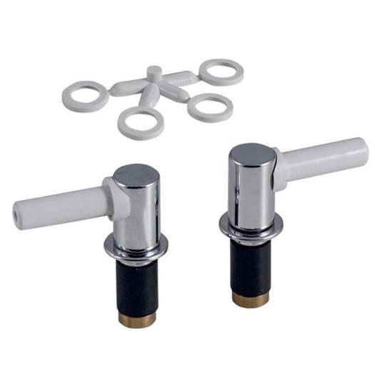 Geberit Scharniere zu WC-Sitz und Urinal-Deckel verchromt (597110000)