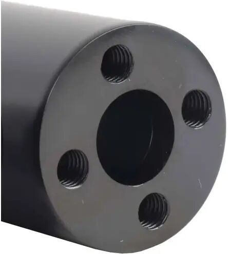 BMX Peg Bone Deth Side Pipe (110mm - Schwarz)