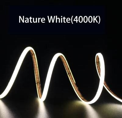 Inspired Finds LumiFlex 12V COB LED Strip Lights Ultra Slim 2.7mm High Brightness Multi Color Tape For Room & Decorative Lighting natural White 2m 12v